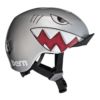 Bern Nino DVRT Youth Helmet – Metallic Silver Shark Bite