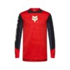 Fox clothing DEFEND elevated Long Sleeve JERSEY in FLuro RED