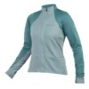 Endura Women’s GV500 Long Sleeve Gravel Jersey in Spruce Green