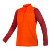 Endura Singletrack Women’s Long Sleeve Jersey Fleece in Paprika