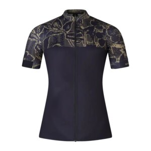 Endura Floral Block FS260 Print Short Sleeve Jersey in Black