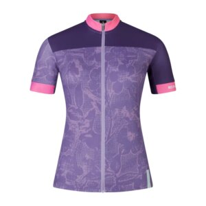 Endura FLORAL BLOCK Women's FS260 Print Short Sleeve Jersey in Bramble
