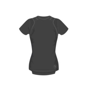 Endura Women's SingleTrack Short Sleeve Jersey in Grey