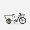 Rear Loading Electric Longtail Cargo Bike R500e – Black