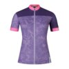 Endura FLORAL BLOCK Women’s FS260 Print Short Sleeve Jersey in Bramble