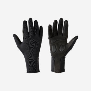 Unisex Cycling Gloves Black With Fleece Lining - 500 Series