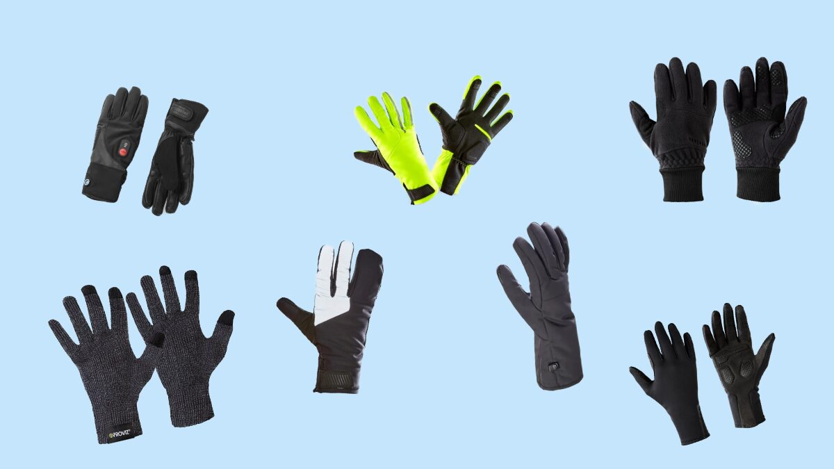 winter cycling gloves.