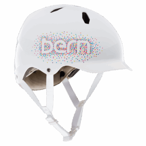Bern Bandito EPS Youth Helmet - White Confetti