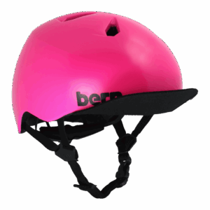 Bern Nina DVRT Youth Helmet - Satin Hot Pink
