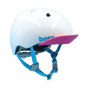 Bern Nina DVRT Youth Helmet - Satin White