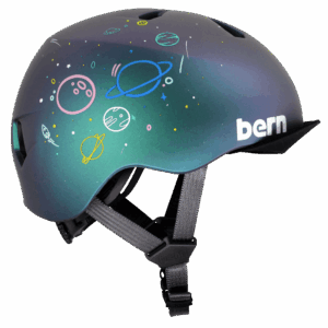 Bern Nino DVRT Youth Helmet - Metallic Space Splat