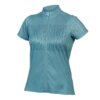 Endura Women's Hummvee Ray Short Sleeve MTB Jersey in Moss