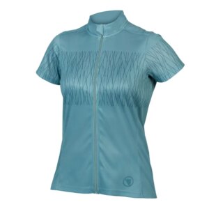 Endura Women's Hummvee Ray Short Sleeve MTB Jersey in Moss