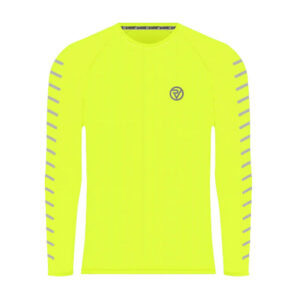 Men's Long Sleeve Reflective Striped Top
