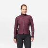 Women’s Winter Road Cycling Jacket Endurance – Burgundy