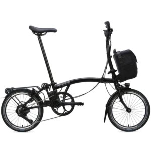 Brompton Electric C Line with SuperRoll+ 4-Speed Folding Bike 2026 in Matt Black