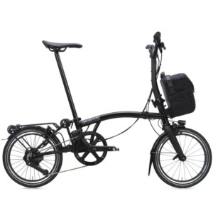 Brompton Electric P Line with SuperRoll+ 4-Speed Folding Bike 2026 in Matt Black