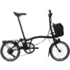 Brompton Electric C Line with SuperRoll+ 4-Speed Folding Bike 2026 in Matt Black