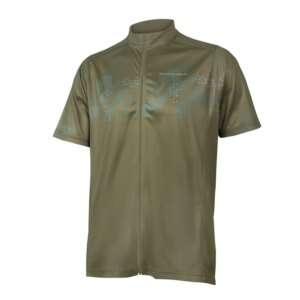 Endura Hummvee Ray Short Sleeve Jersey in Olive Green
