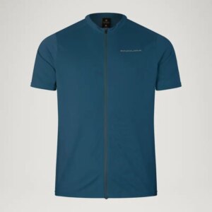 Endura Loop Short Sleeve Zipped Jersey in Barra Blue