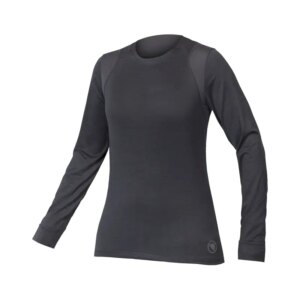 Endura Women's SingleTrack Long Sleeve Jersey in Grey