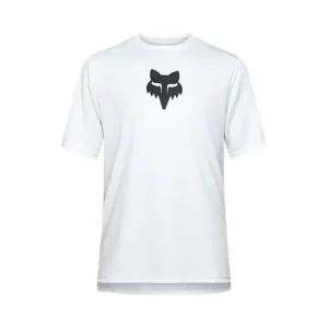 Fox Racing Ranger Short Sleeve Fox Head Jersey in Pale Blue