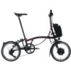 Brompton Electric P Line 12-Speed Folding Bike 2025 in Amethyst Lacquer