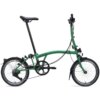 Brompton C Line 12-Speed Folding Bike 2026 in Palm Green