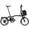 Brompton Electric P Line with SuperRoll+ 4-Speed Folding Bike 2026 in Matt Black