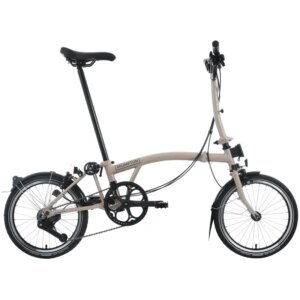 Brompton C Line 12-Speed Folding Bike 2026 in Dune Sand