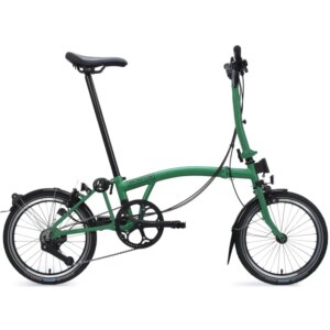 Brompton C Line 12-Speed Folding Bike 2026 in Palm Green