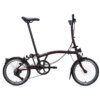 Brompton C Line 12-Speed Folding Bike 2026 in Red Plum