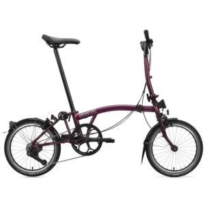 Brompton C Line 4-Speed Folding Bike 2026 in Amethyst Lacquer