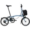 Brompton Electric C Line 4-Speed Folding Bike 2026 in Cloud Metallic