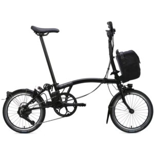 Brompton Electric C Line 4-Speed Folding Bike 2026 in Matt Black