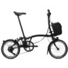 Brompton Electric C Line 4-Speed Folding Bike 2026 in Matt Black
