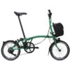 Brompton Electric C Line 4-Speed Folding Bike 2026 in Palm Green