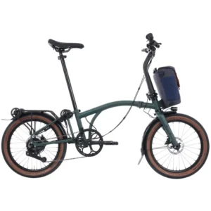 Brompton Electric G Line with Roller Frame 4 Speed Folding Bike 2026 in Forest Green