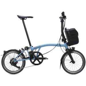 Brompton Electric P Line 4-Speed Folding Bike 2026 in Cloud Metallic