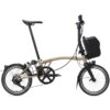 Brompton Electric P Line 4-Speed Folding Bike 2026 in Dune Sand