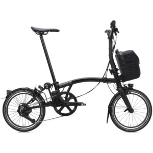 Brompton Electric P Line 4-Speed Folding Bike 2026 in Matt Black