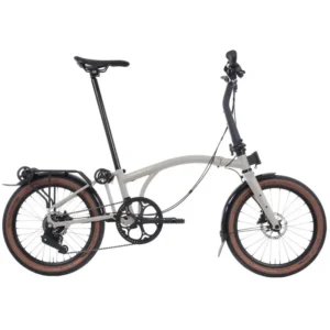 Brompton G Line with Roller Frame 8 Speed Folding Bike 2026 in Traildust White