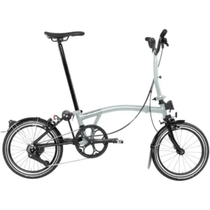 Brompton P Line 4-Speed Folding Bike 2026 in Lunar Ice
