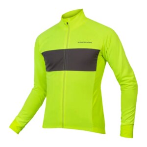 Endura FS260-Pro Jetstream Long Sleeve Jersey II in Hi-Viz Yellow