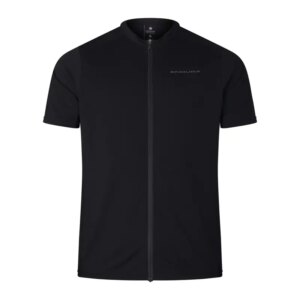 Endura Loop Short Sleeve Zipped Jersey in Black