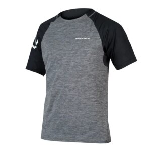 Endura SingleTrack Short Sleeve Jersey in Pewter Grey