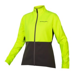 Endura Women's Windchill Jacket II in Hi-Viz Yellow