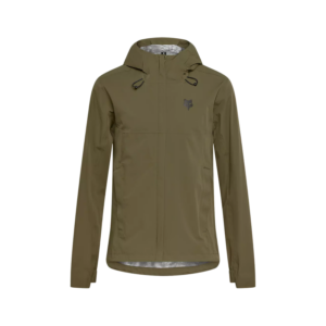 Fox Racing Ranger 2.5-Layer Water Jacket in Olive Green