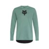 Fox Racing Ranger Long Sleeve Fox Head Jersey in Pine Green