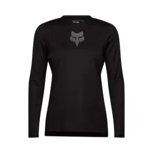 Fox Racing Women's Long Sleeve Ranger Fox Head Jersey in Black